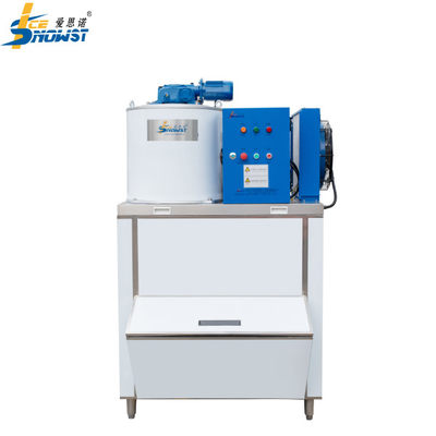 खरीदें OEM इंडस्ट्रियल मीठे पानी के फ्लेक आइस मशीन आइस बिन के साथ online manufacture