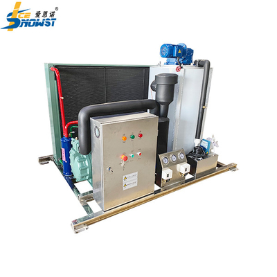 खरीदें सीई 2.5 टन समुद्री फ्लेक आइस मशीन वाणिज्यिक फ्लेक आइस मेकर 380v 50hz 3p online manufacture