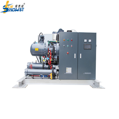 खरीदें R404A R507 15 टन मीठे पानी के फ्लेक बर्फ मशीन पूरी तरह से स्वचालित online manufacture
