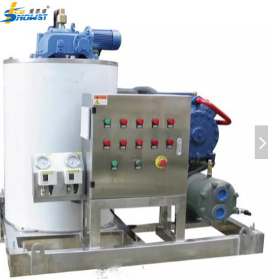 खरीदें 10 टन समुद्री जल फ्लेक आइस मशीन वाणिज्यिक आइस फ्लेकर online manufacture